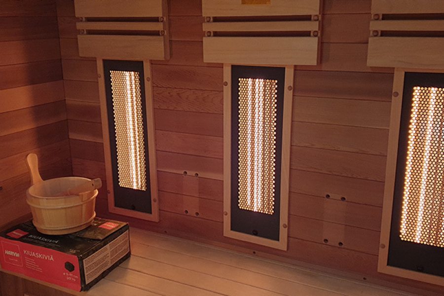Sauna, hammam mixte 3 à 5 personnes, infrarouge ou vapeur